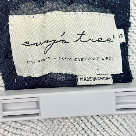 evy's tree Jacket Sz S Full Zip Victorian Goth Babydoll Polka Dot Lace Peasant - Picture 3 of 10